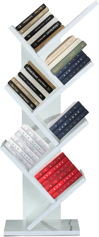 sbf sbf furniture 7-Tier Book Rack,Storage Of Book Case,Free-Standing Books Holder Engineered Wood Open Book Shelf(Finish Color - white, DIY(Do-It-Yourself)) - Flipkart Deal