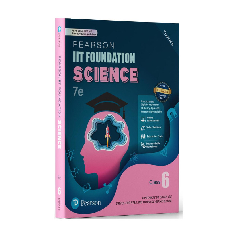 Flipkart Pearson'26 IIT Foundation Class 6 Science|For JEE, NSO & Olympiad Exams |JEE Practice Questions| Free 15 Online Assessments, 76 Video Solutions, 15 work sheets &Tests via Pearson MyInsights & elibrary(English, Paperback, unknown) - Flipkart Deal