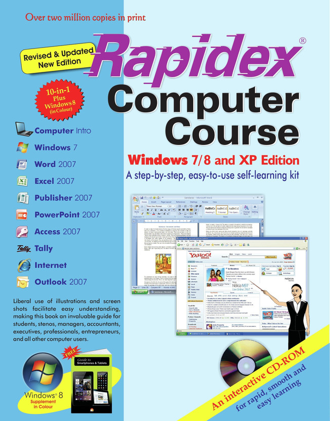 Rapidex Computer Course  - computer learning(English, Mixed media product, Moonstone)