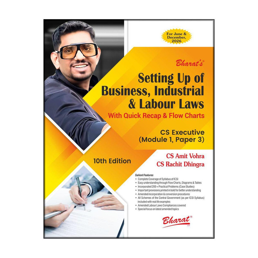 Setting Setting Up of Business, Industrial & Labour Laws (Module 1, Paper 3)(Paperback, CS AMIT VOHRA, CS RACHIT DHINGRA) - Flipkart Deal