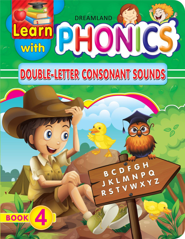 Learn With Phonics Book - 4  - Double-Letter Consonant Sounds | Early Reading Workbook for Kids Age 4–10 with Fun Activities, Write & Learn Pages & Colourful Pictures to Build Reading Skills(English, Paperback, unknown)