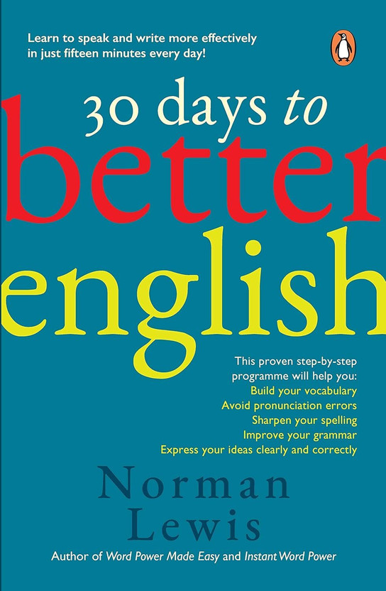 30 Days to Better English(English, Paperback, Lewis Norman)