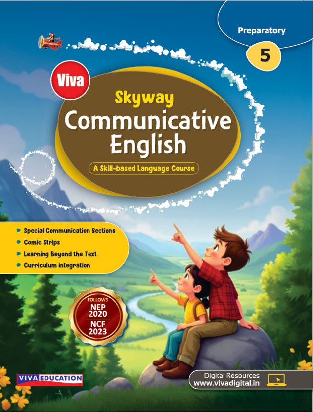 Skyway Communicative English Class 5 | First Published 2026 | For Academic Session 2026-27 | A Comprehensive Skill-Based Language Course for Effective Communication (Middle Level) | Reading, Writing, Grammar, Vocabulary Development, Critical Thinking, and 21st-Century Language Learning | Aligned wit