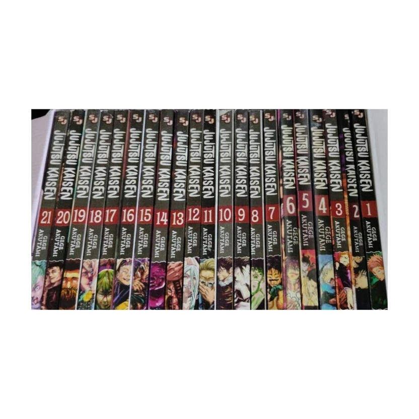 Jujutsu Kaisen Manga Box Set (Volume 1-21)(Paperback, Akutami Gege)