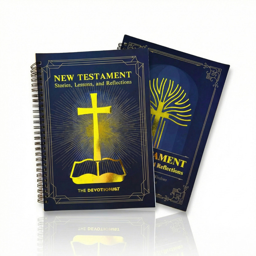 The Devotionist Bible Companion Bundle (Old & New Testament) – Bible Study Guide with Visual Timelines, Maps & Summaries | Christian Reference Books ... & Personal Study (Set of 2, Spiral-Bound)  - Bible Companion Bundle - Visual Study Guide for Old and New Testament(Spiral Bound, Aarush Kumar)