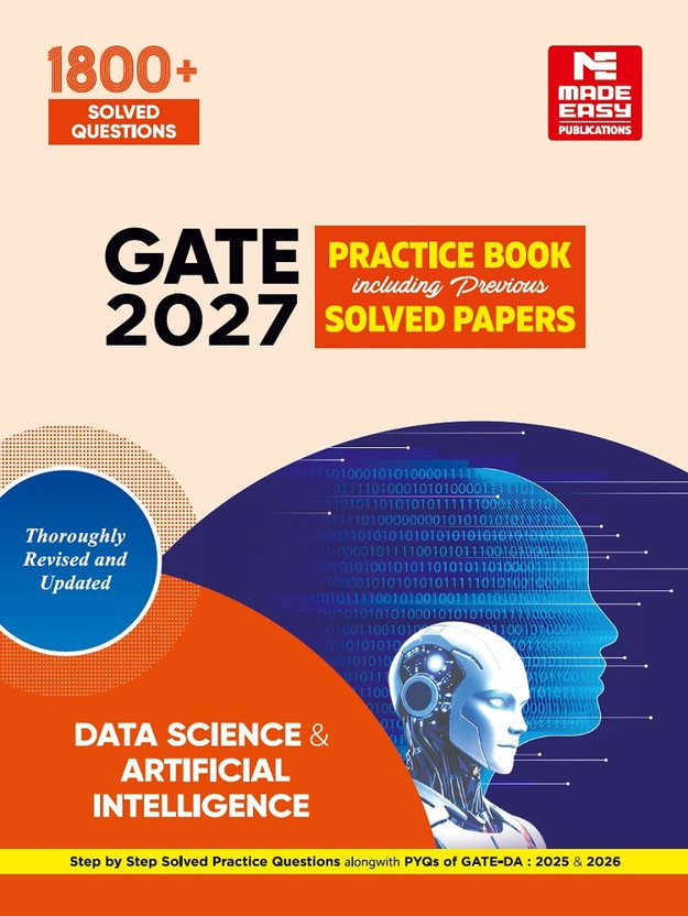 GATE-2027: Data Science and Artificial Intelligence Previous Year Solved Papers(Paperback, MADE EASY Team)