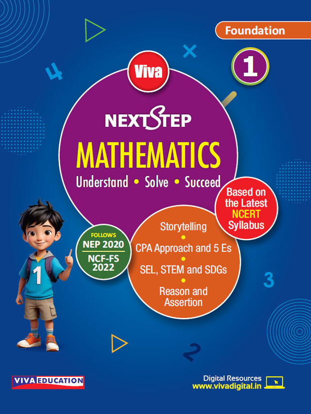 NextStep NextStep Mathematics Class 1 | First Published 2026 | For Academic Session 2026-27 | Understand • Solve • Succeed | Based on NEP 2020 & NCF-SE 2023 | An Innovative and Activity-Based Mathematics Course Featuring Storytelling, CPA Approach, 5E Learning Model, SEL Integration, STEM Education, Reasonin - Flipkart Deal