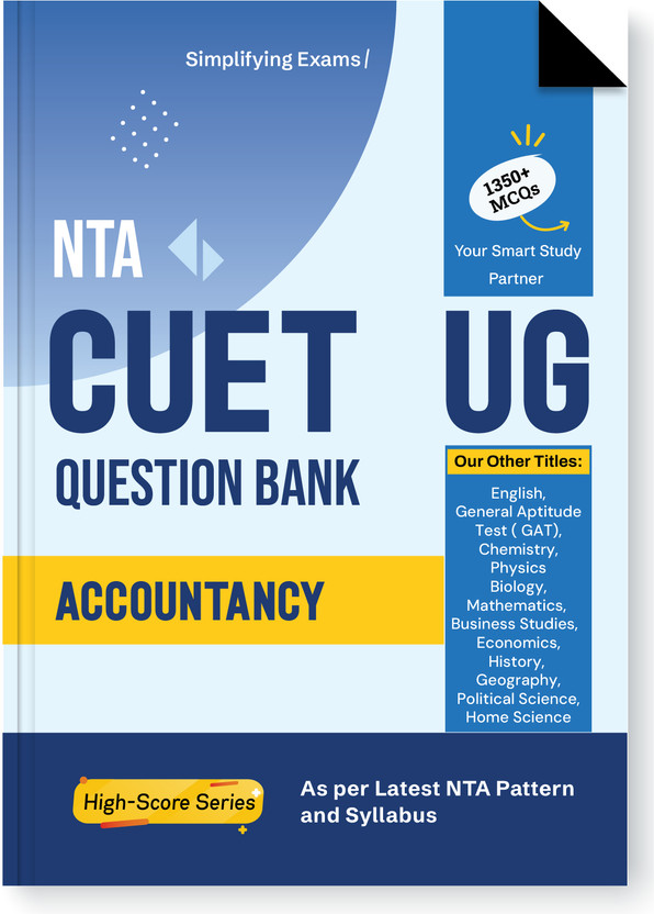 Gurukul by Oswal NTA CUET UG Accountancy Question Bank Exam 2026 | 1150+ MCQs | 2025 Solved Paper | Latest NTA Syllabus(Paperback, Oswal Publishers)