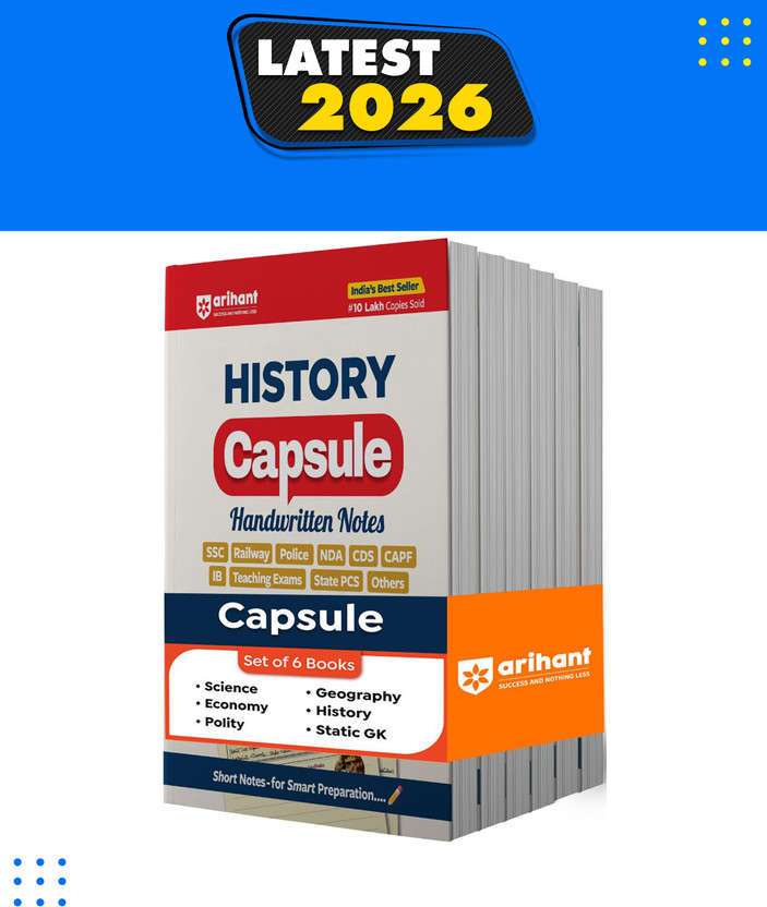 Arihant Polity, General Science, History, Geography, Economy and Static GK Capsule Handwritten Notes for SSC, Railway, Police, NDA, CDS, CAPF, State PCS & Other Exams Short Notes for Smart Preparation(English, Paperback, unknown)