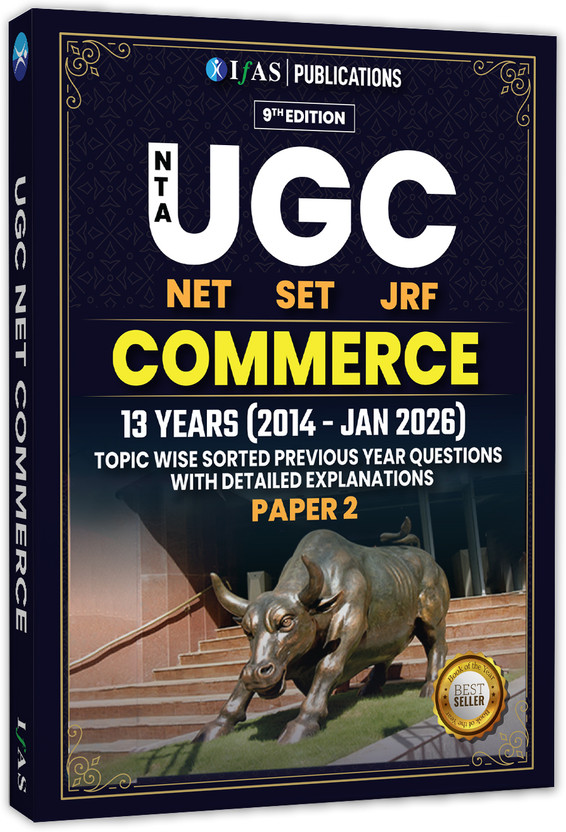 UGC NET Commerce Books 2026  - Paper 2 | 13 Year's Previous Year Solved Papers (2014 – JAN 2026) with Detailed Explanations | Topic Wise and Chapter Wise Question Bank | Best Seller Previous Year Question Paper PYQ Book for NTA UGC NET/JRF and SET Commerce 2026 Examinations in India | Two Brothers P