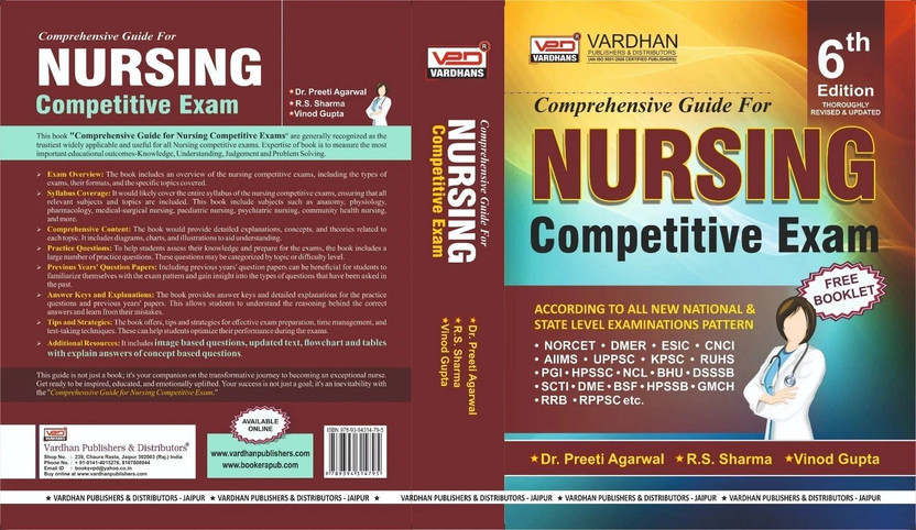 Comprehensive Guide for Nursing Competition Exam (Edition2023-24)(English, Paperback, unknown)