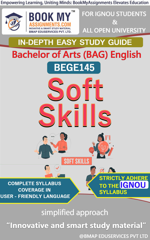 IGNOU IGNOU BEGE145 Soft Skills Study Material (In Depth Guide) For Ignou Student(Paperback, BMA Publication) - Flipkart Deal