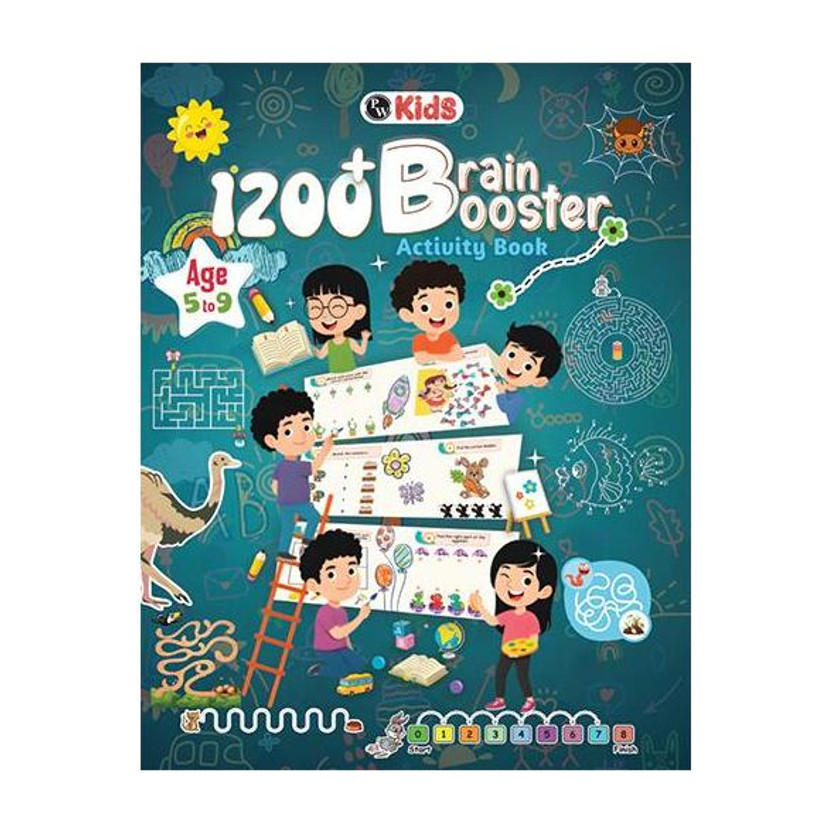 1200+ 1200+ Brain Booster Activity Book for Kids Ages 5–9 | Theme Based Activity Book with 500+ Free Printable Worksheets & Parenting Tips(Paperback, PW) - Flipkart Deal
