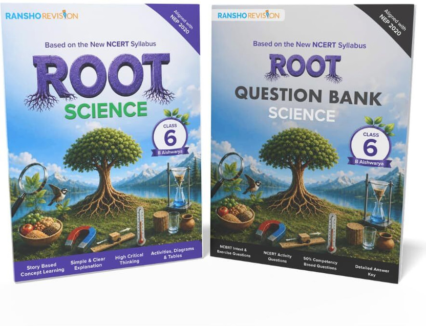 ROOT Class 6 Science Combo Pack | Based on Latest NCERT Curiosity Syllabus for 2026-27| Theory Book & Question Bank | CBSE-Aligned Concept Learning ... and real-life application questions | Pack Of 2(Paperback, B. AISHWARYA)