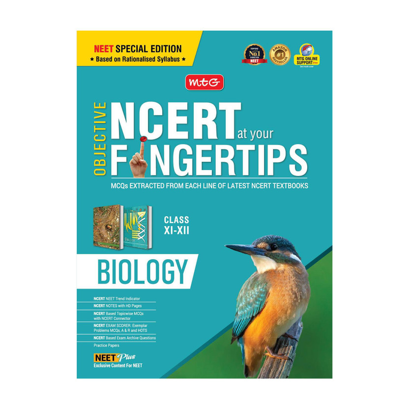 MTG MTG Objective NCERT at your FINGERTIPS Biology - NCERT Notes with HD Pages, Exam Archive & MCQs | Based on NMC NEET Rationalised Syllabus, NEET Books (Latest & Revised Edition 2024-2025(English, Paperback, unknown) - Flipkart Deal