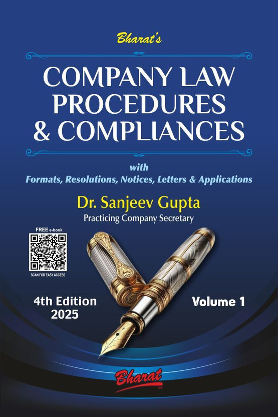 COMPANY LAW PROCEDURES & COMPLIANCES (in 2 volumes) (with FREE Download)(Hardcover, Dr. Sanjeev Gupta)