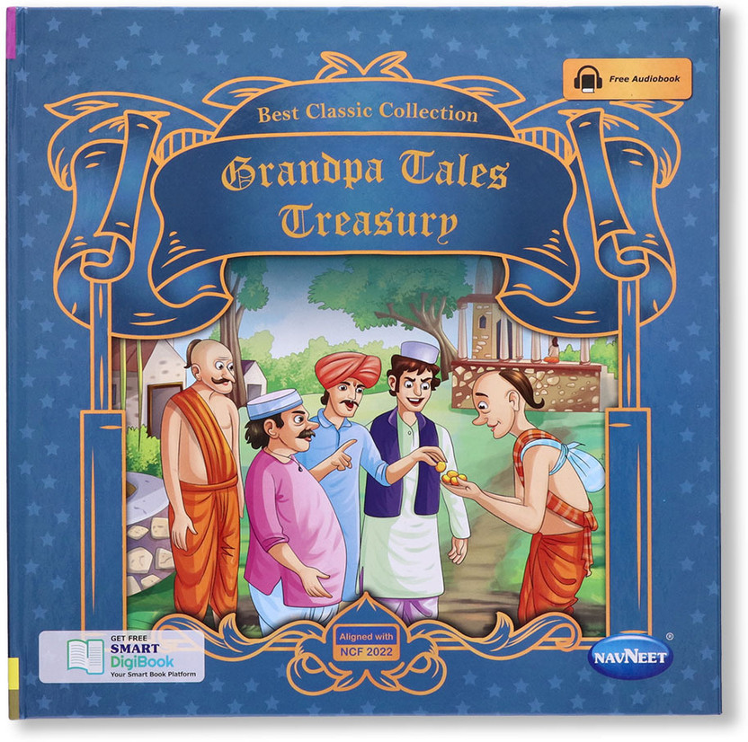 Navneet Best Classic Collection- Grandpa Tales Treasury Vocabulary Words- With Colourful Illustrations- Read aloud stories- Bedtime Stories- Audio Book- Social-Emotional(Paperback, Navneet Education Limited)
