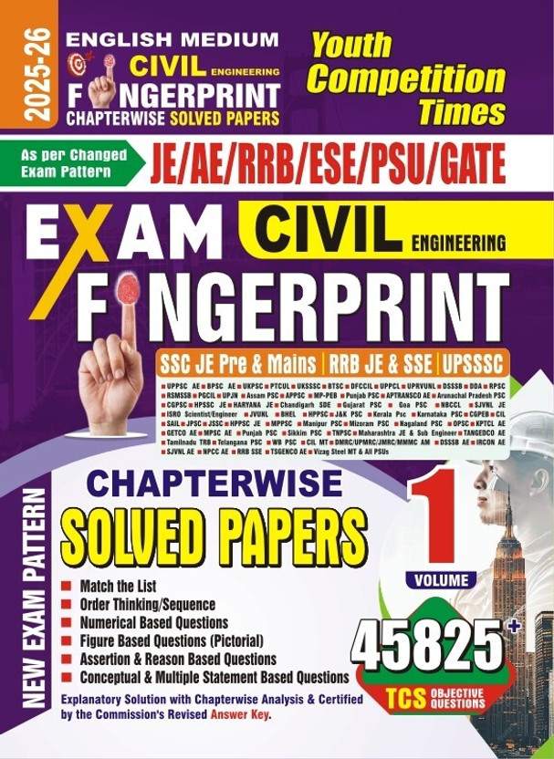 Civil Engineering Fingerprint Vol - 1 (English Medium) Chapterwise Sol(English, Hardcover, unknown)