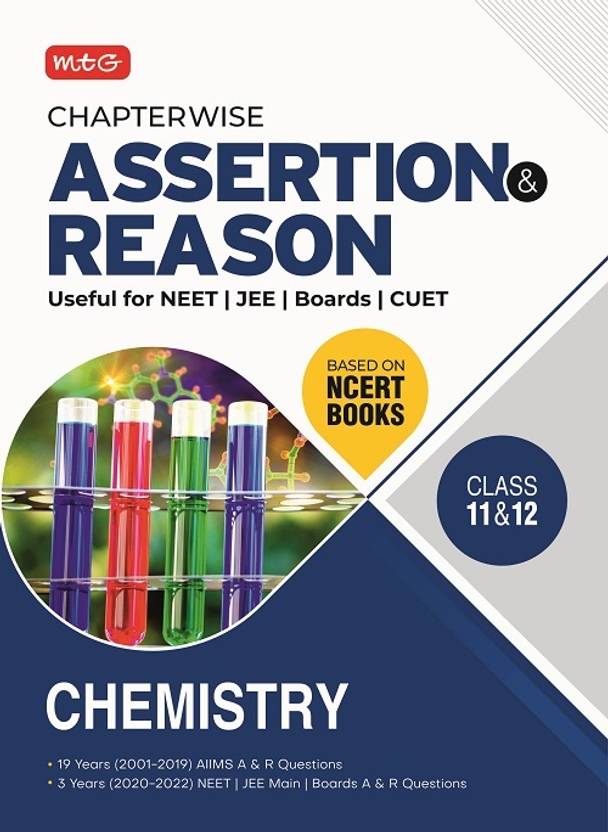 MTG Chapterwise Assertion and Reason For NEET, JEE, CUET & Boards Exam