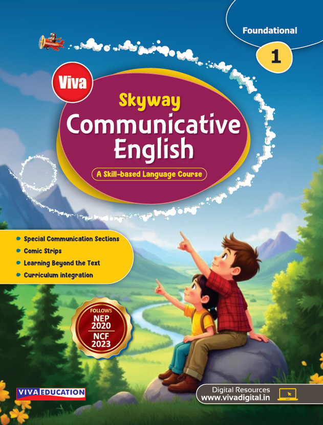 Skyway Communicative English Class 1 | First Published 2026 | For Academic Session 2026-27 | A Comprehensive Skill-Based Language Course for Effective Communication (Middle Level) | Reading, Writing, Grammar, Vocabulary Development, Critical Thinking, and 21st-Century Language Learning | Aligned wit