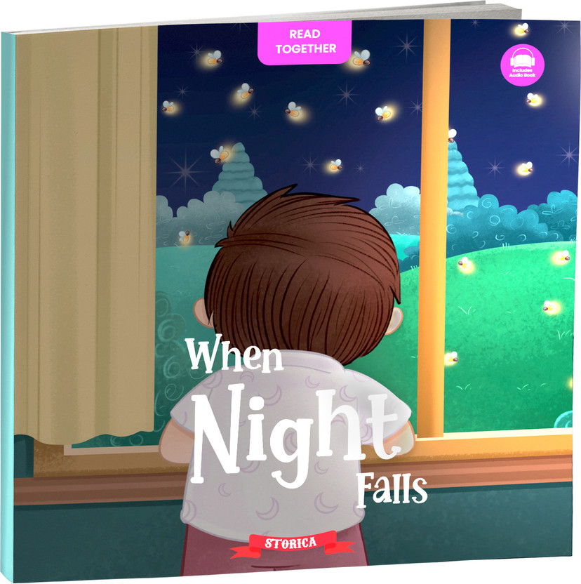 When Night Falls – Bedtime Story Book for Kids, Read Together Children’s Picture Book with Audio Book  - When Night Falls – Bedtime Story Book for Kids, Read Together Children’s Picture Book with Audio Book(Hardcover, B Jain Publishers Pvt Ltd)