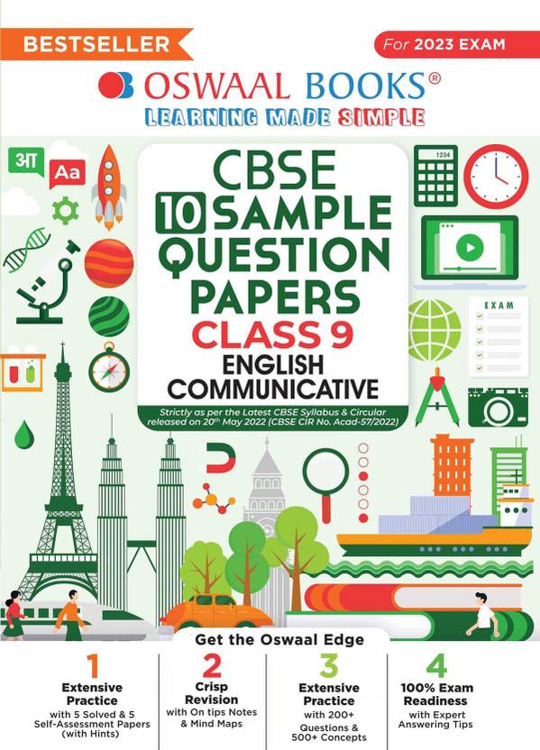 Oswaal CBSE Sample Question Papers Class 9 English Communicative Book
