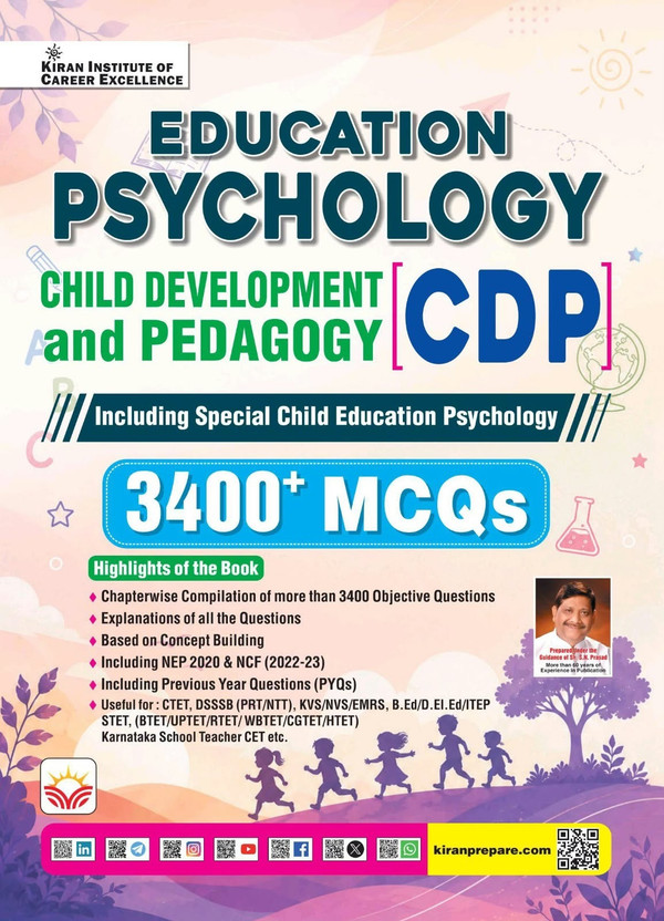 Education Education Psychology CDP Child Development and Pedagogy 3400+ MCQs 2026-2027 Edition (English Medium) (6213)(Paperback, Think Tank of Kiran Institute of Career Excellence, KICX) - Flipkart Deal