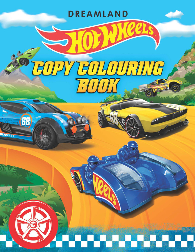 Hot Wheels Copy Colouring Book  - Creative Colouring Book for Kids Age 4+ | Fun Car Designs to Colour, Boosts Creativity, Focus & Motor Skills(English, Paperback, Dreamland Publications)