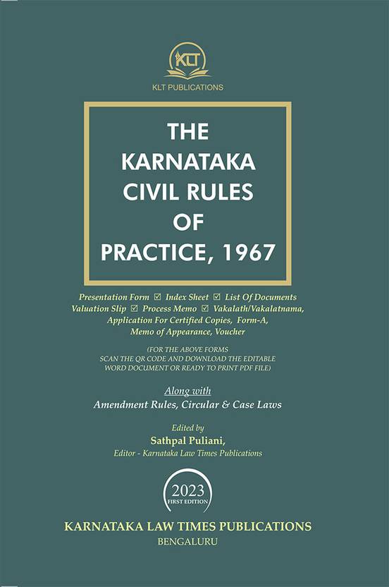 The Karnataka Civil Rules Of Practice 1967 2023 Edition Buy The the-karnataka-civil-rules-of-practice-1967-2023-edition-buy-the
