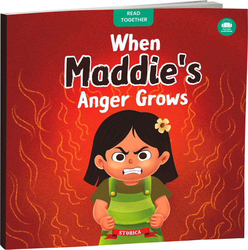 When Maddie’s Anger Grows – Anger Management Story Book for Kids, Children’s Emotional Learning Book with Audio Book(Hardcover, B Jain Publishers Pvt Ltd)