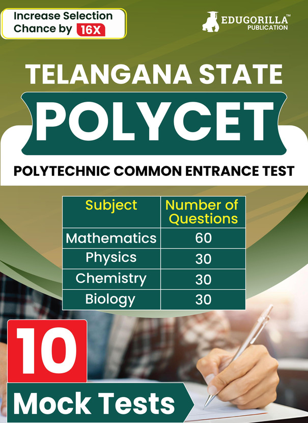 Ts Polycet  - | Telangana State Polytechnic Common Entrance Tests 2024 |Telangana State Polytechnic Common Entrance Tests 2024 |10 Mock Tests (1500 Solved MCQs) with Free Access to Online Test Series(English, Hardcover, unknown)