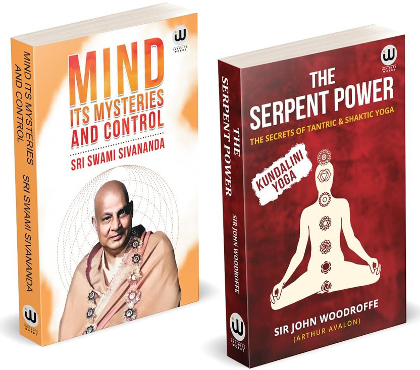 The Serpent Power | The Secrets Of Tantrik And Shaktik Yoga | Mind : Its Mysteries And Control | Kundalini Yoga | Sir John Woodroffe 
| Arthur Avalon Books | Sir John George Woodroffe | Sir John Woodroffe (Arthur Avalon) | Sri Swami Sivananda |
 Shastra Book in English | Combo Pack Gift Set | Esoter