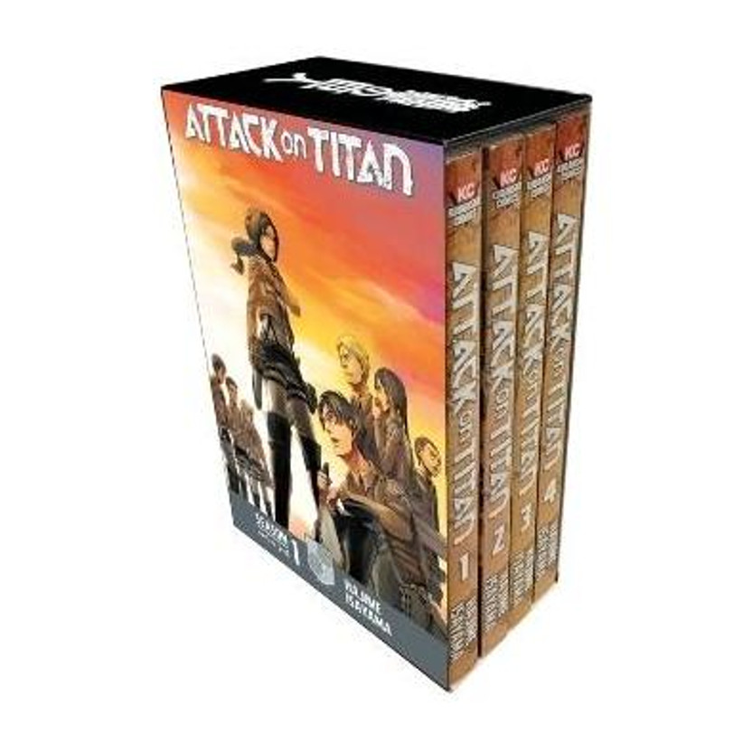 Attack On Titan Season 1 Part 1 Manga Box Set(English, Paperback, Isayama Hajime)