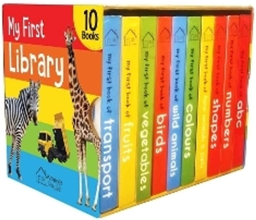 My First Library: Boxset of 10 Board Books for Kids By Miss & Chief(English, Poster, Wonder House Books)