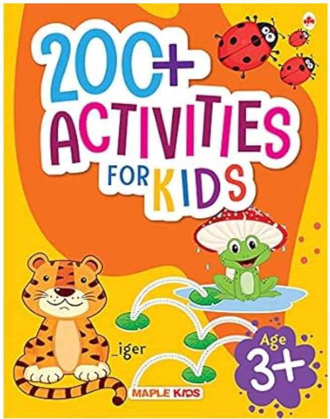 Brain Brain Activity Book for Kids - 200+ Activities for Age 3+ - Kids Activity Book - Early Learning - Activities for Children - Maths, English, Mazes, Spot the Differences, Word Search(English, Paperback, Maple Press) - Flipkart Deal