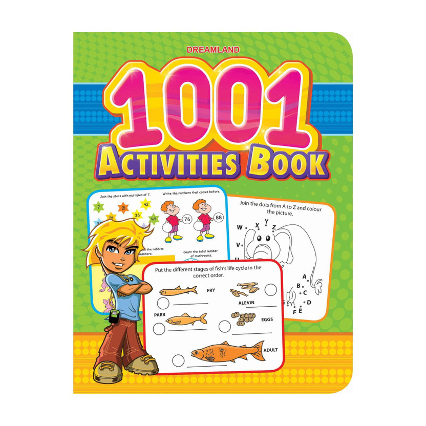 1001 Activities Book  - Enhance the Child Mind with Fun Activities of Word Searches, Puzzles, Dot-to-Dots, Mazes and Colouring | Activity books for kids | 264 Pages(English, Paperback, unknown)
