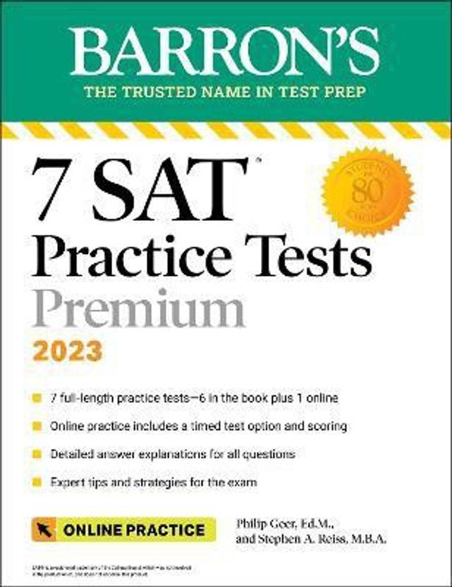 7 SAT Practice Tests 2023 + Online Practice Buy 7 SAT Practice Tests