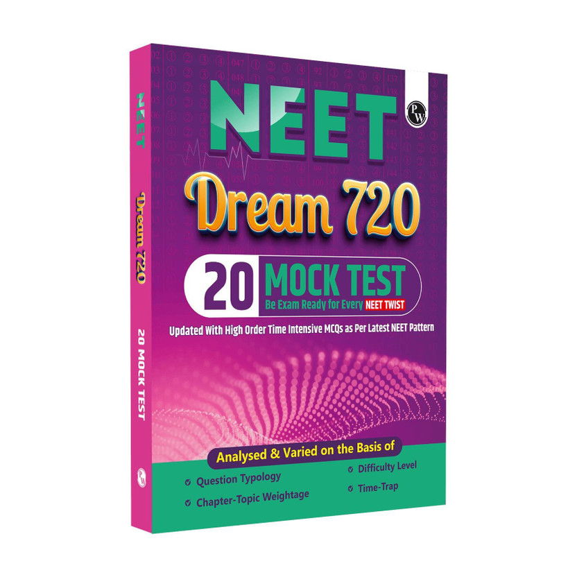( OLD EDITION ) PW 20 NEET Dream 720 Mock Tests For 2026 Exams | Full Syllabus Tests of Physics, Chemistry & Biology (Paperback, PW)(Paperback, PW)