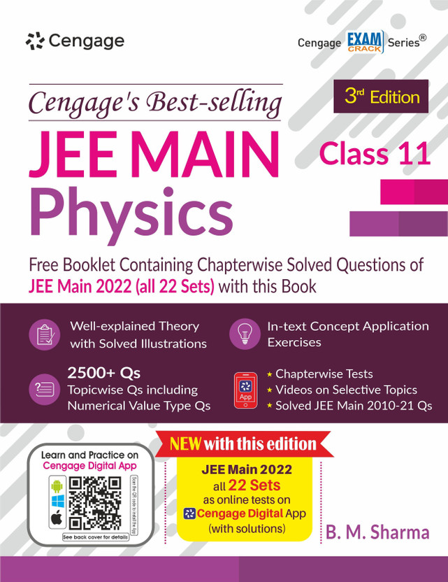 JEE JEE Main Physics: Class 11 (Book + Booklet) with Free Online Assessments and Digital Content 2023(Paperback, B. M. Sharma) - Flipkart Deal