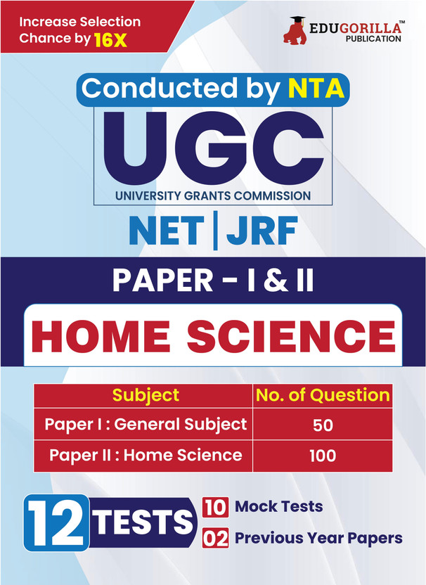 Nta UGC Net - Home Science  - Exam 2024 | 10 Full Length Practice Mock Tests + 2 Previous Year Papers (1800+ Solved Questions) | Free Access to Online Test Series(English, Hardcover, unknown)