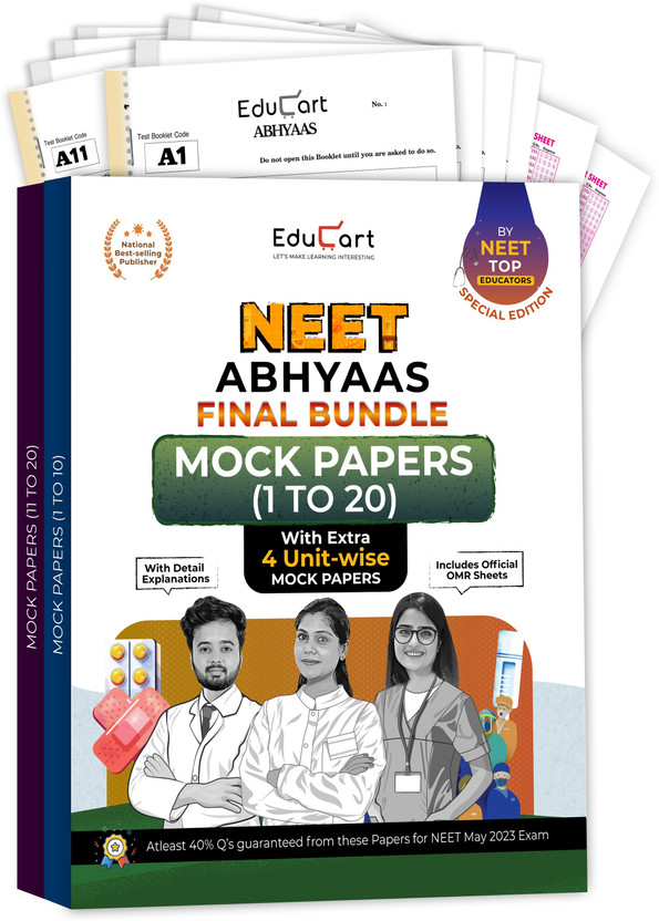 Educart Abhyaas 1-20 Final Bundle of Neet Mock Test Papers  - .(English, Paperback, Pahuja Seep)