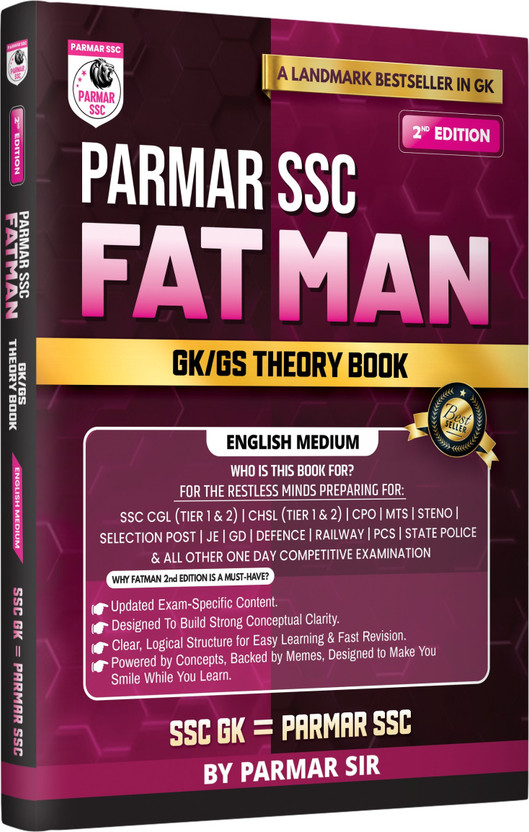 PARMAR SSC Fatman | GK/GS Theory Book(English, Paperback, unknown)
