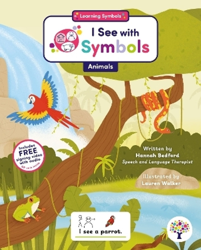 Animals: I See with Symbols(English, Board book, Bedford Hannah)