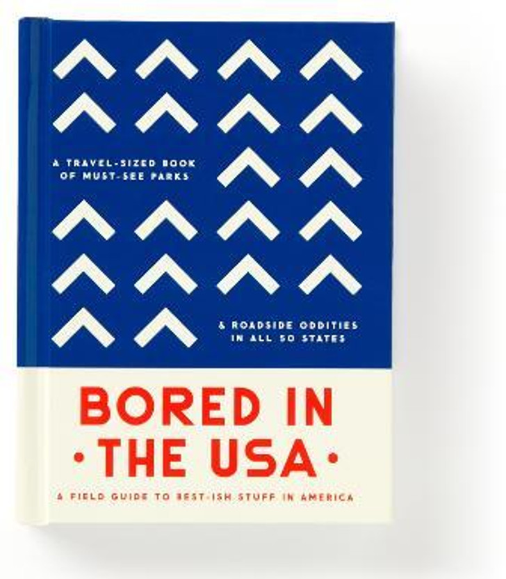Bored In The USA - Travel Guide Book(English, Hardcover, Brass Monkey)