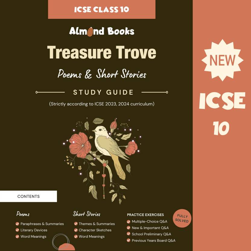 Almond Books ICSE Treasure Trove Study Guide For Class 10 Poems almond-books-icse-treasure-trove-study-guide-for-class-10-poems
