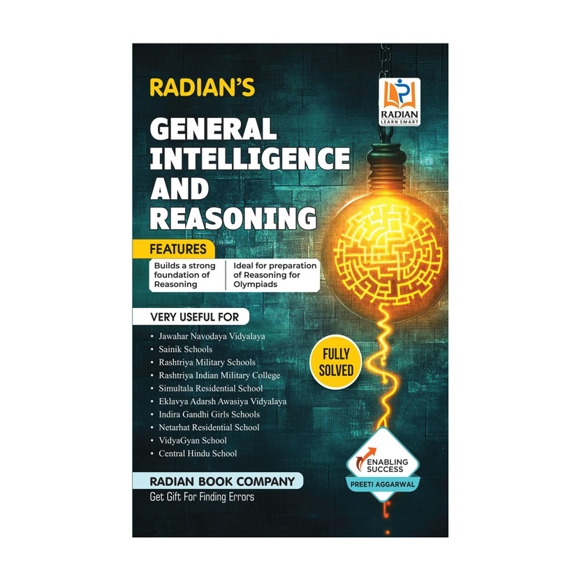 General General Intelligence & Reasoning Guide Book for JNV, Sainik School (AISSEE), RMS and Other Competitive Exams in English 2025 (Revised Edition)(English, Paperback, Preeti Aggarwal) - Flipkart Deal