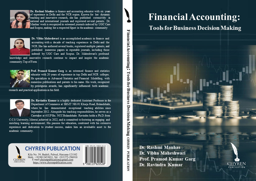 Financial Accounting:
Tools for Business Decision Making(Paperback, Dr. Rashmi Manhas, Dr. Vibha Maheshwari, Prof. Pramod Kumar Garg, Dr. Ravindra Kumar)