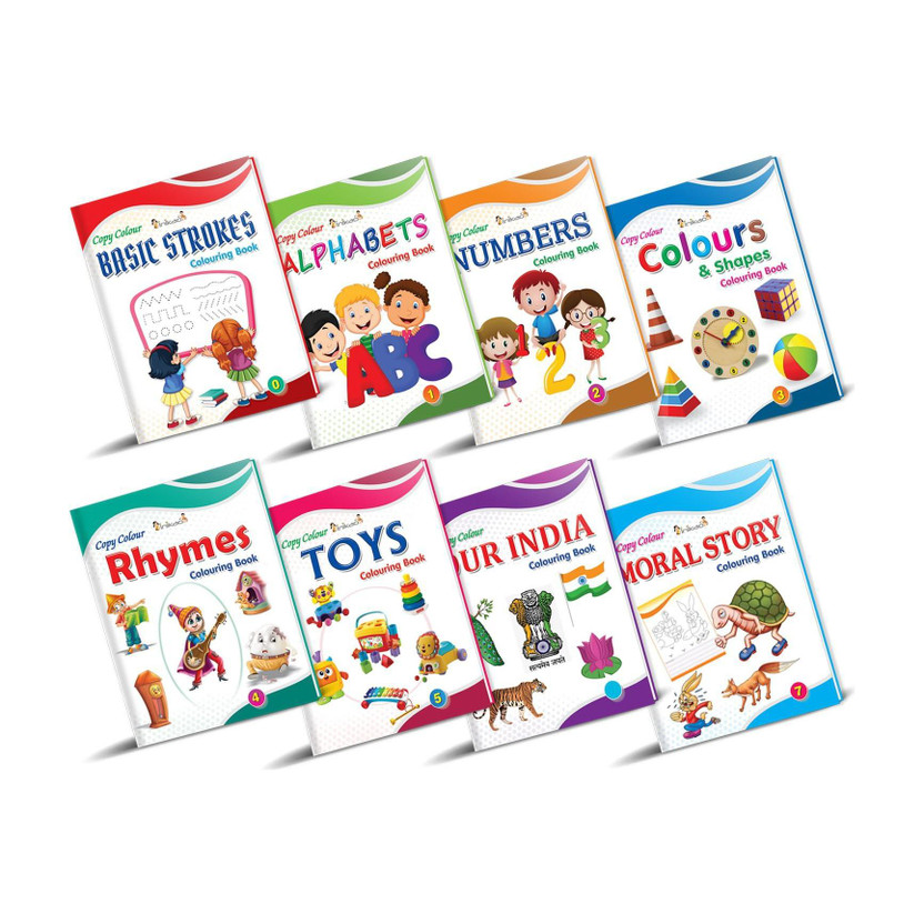 Colouring Colouring Books Collections for Early Learning by InIkao  - Copy Color Colouring Books(English, Paperback, InIkao) - Flipkart Deal