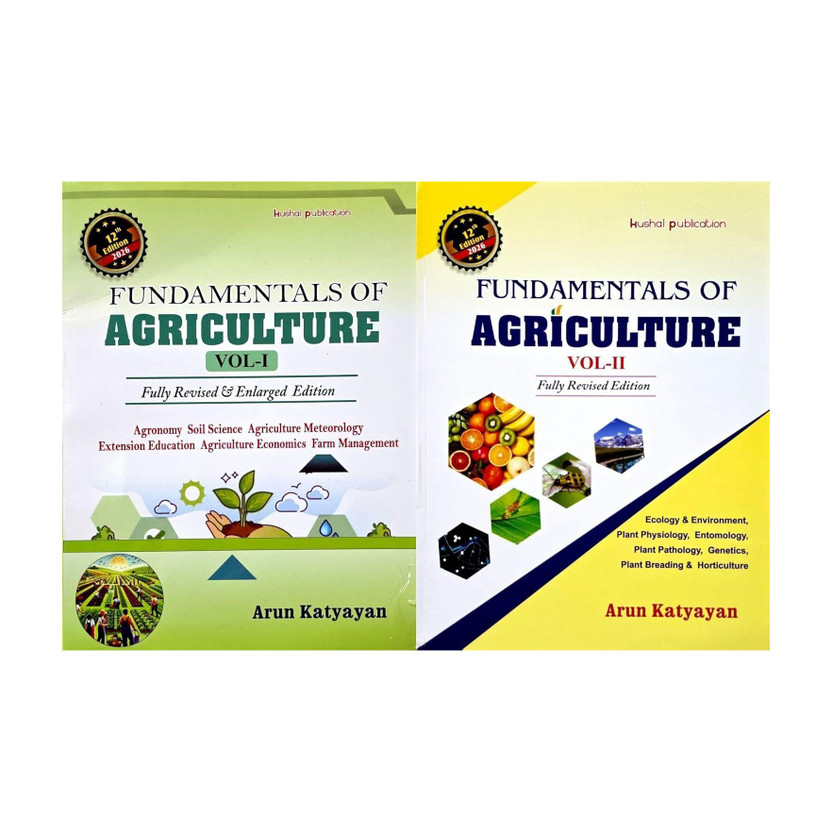 Fundamentals Fundamentals of Agriculture Vol-1 + Vol-2 ( Combo )(Book, Arun Katyayan) - Flipkart Deal