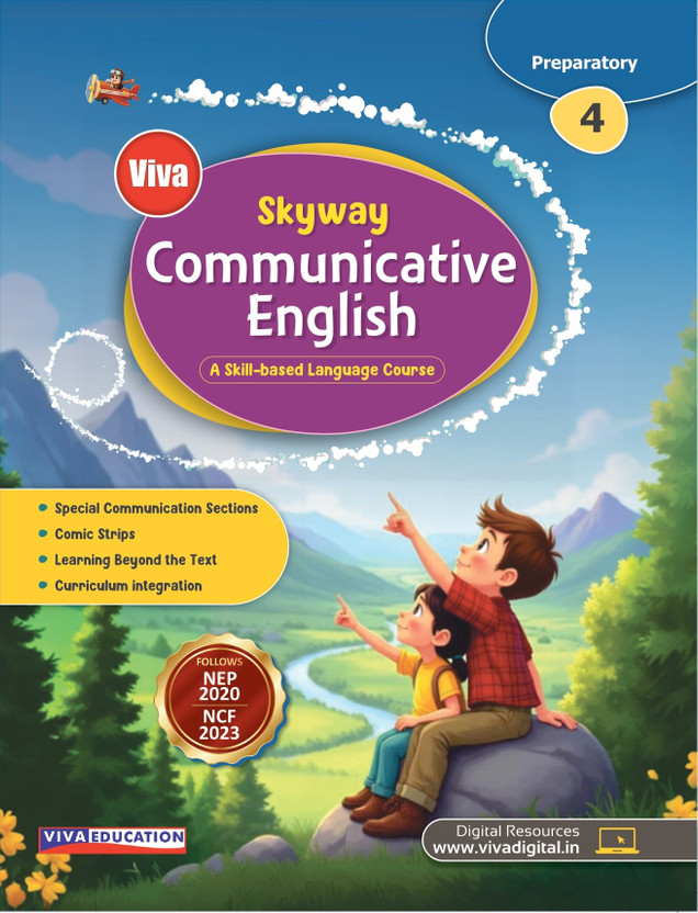 Skyway Communicative English Class 4 | First Published 2026 | For Academic Session 2026-27 | A Comprehensive Skill-Based Language Course for Effective Communication (Middle Level) | Reading, Writing, Grammar, Vocabulary Development, Critical Thinking, and 21st-Century Language Learning | Aligned wit